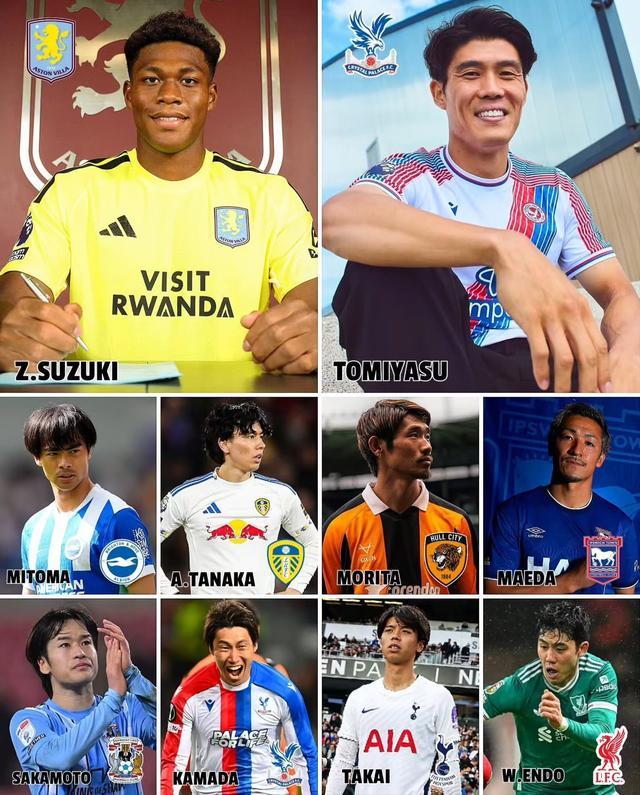 10人征战英超！日本足球留洋创造历史：多达29人踢欧洲五大联赛！