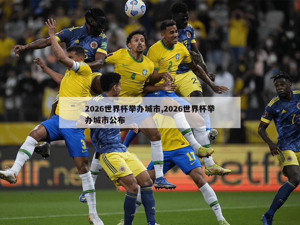 2026世界杯举办城市,2026世界杯举办城市公布