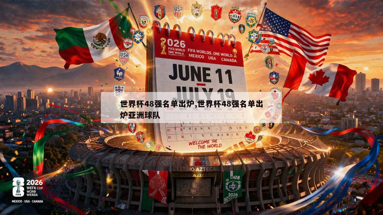 世界杯48强名单出炉,世界杯48强名单出炉亚洲球队