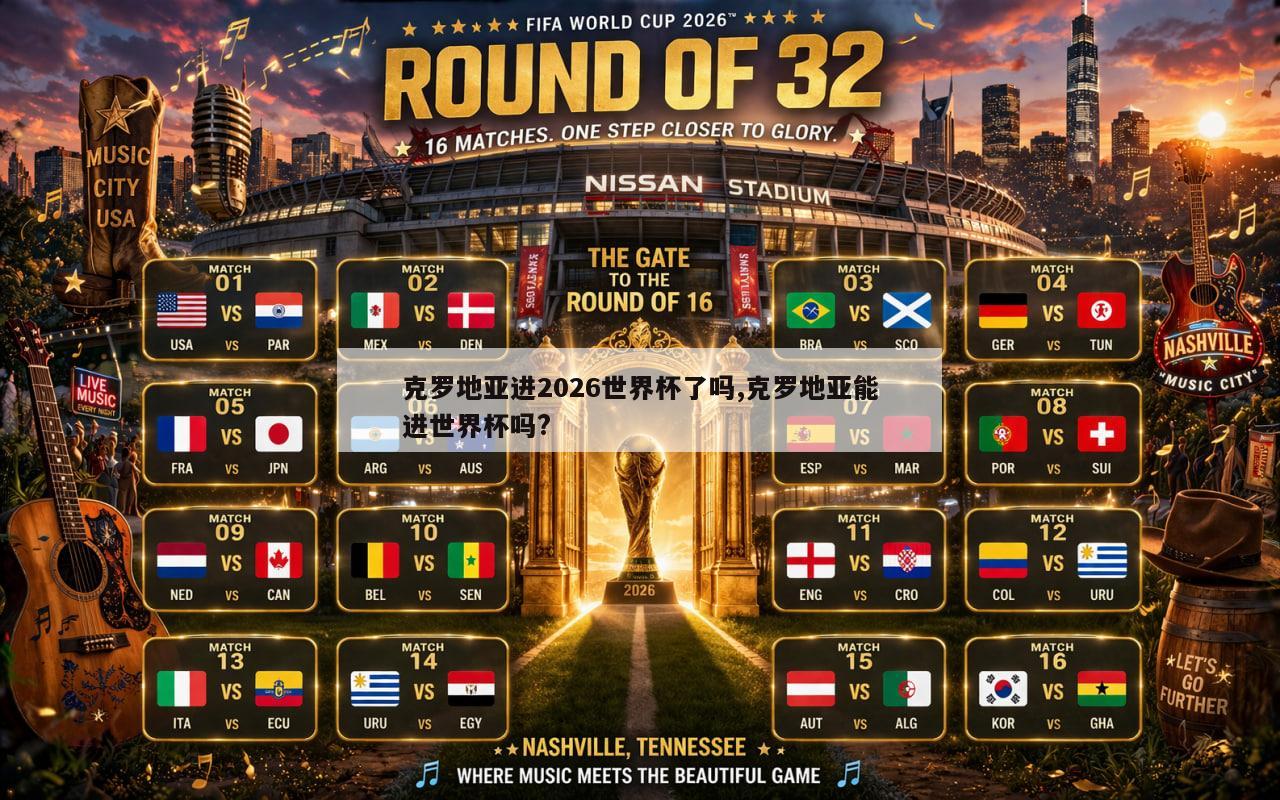 克罗地亚进2026世界杯了吗,克罗地亚能进世界杯吗?