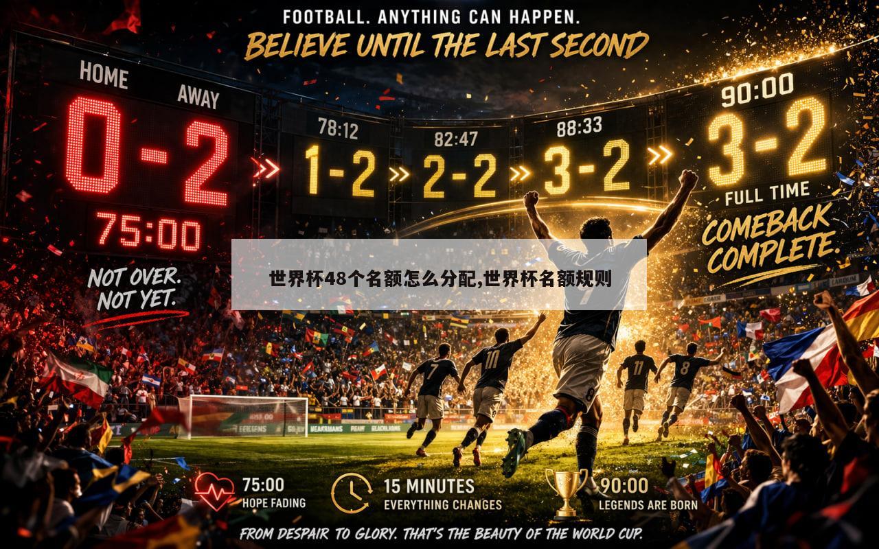 世界杯48个名额怎么分配,世界杯名额规则