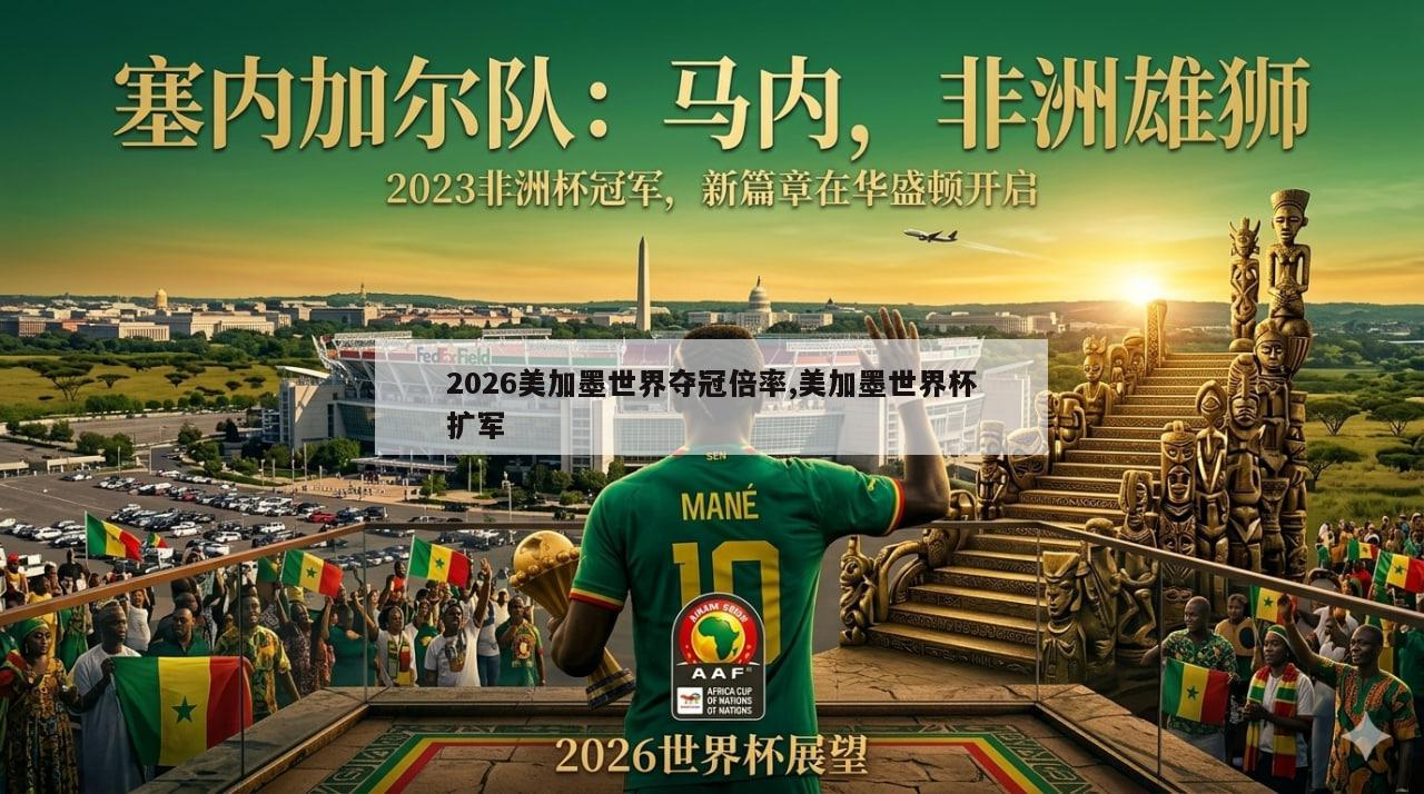 2026美加墨世界夺冠倍率,美加墨世界杯扩军